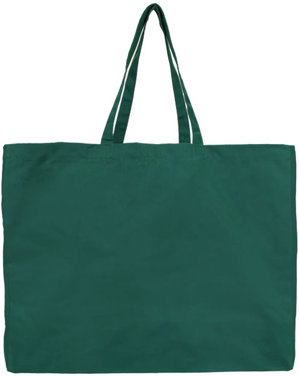 Kado design cotton beach bags pine green groen