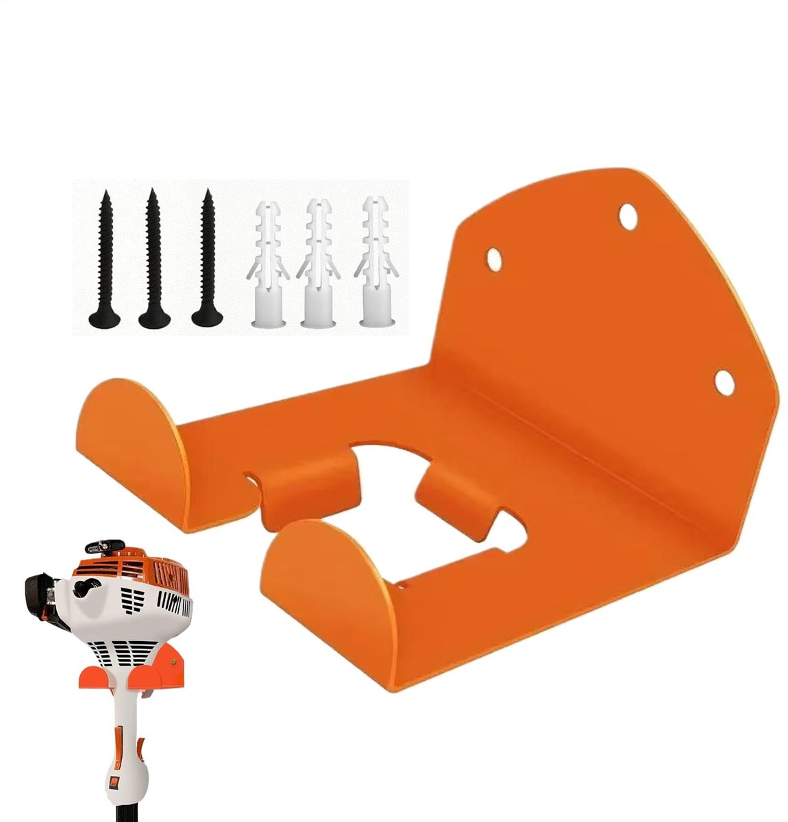 SPHProducts - Wandhaak voor Tuingereedschap - Handige Hanger - Ideaal voor Garage - Brush Cutter Hanger - Ruimtebesparend - Geschikt voor Tuin en Garage