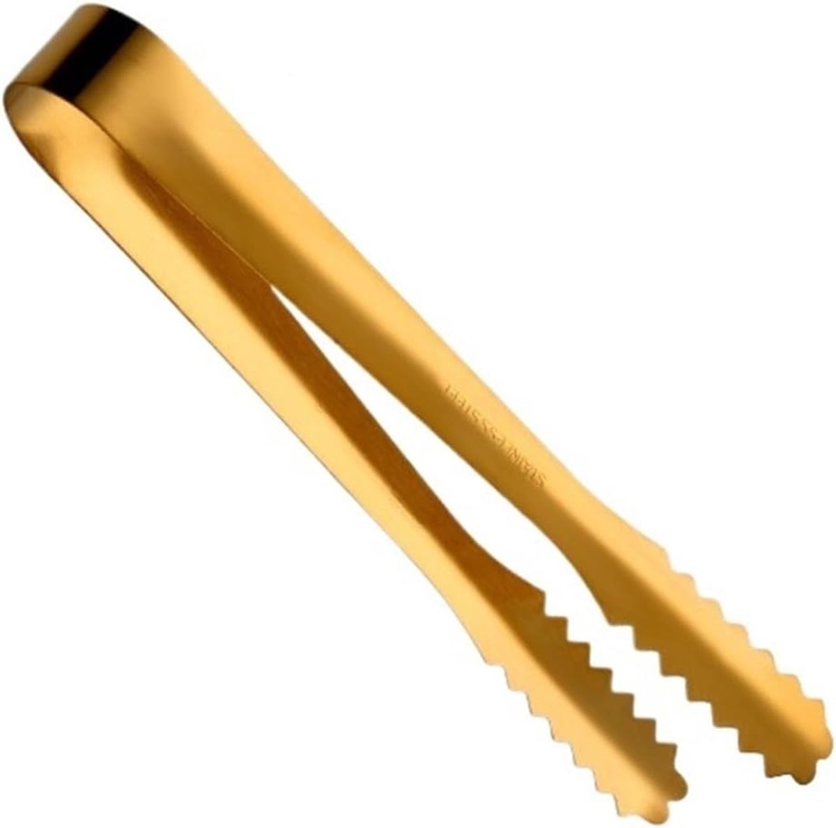 Voedseltang Roestvrij Staal - Suikerklem Ijsblokjes - Serveren van Eten - Ergonomisch Handvat - 145 cm - Goud
