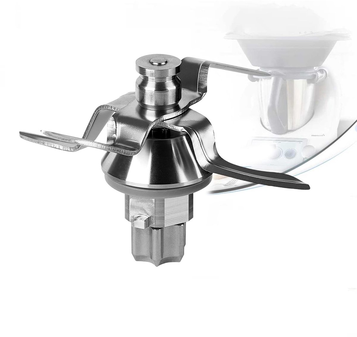 Dailygoods- Vervangend Mes voor Thermomix TM31 - Roestvrij Stalen Messen - Afdichtingsring - Vaatwasmachinebestendig - Duurzaam - Geschikt voor Kneden/Malen/Mixen - Mixerblad