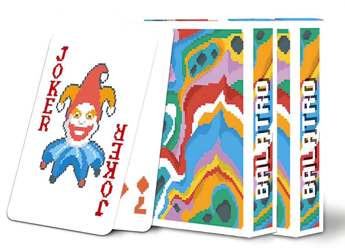 Dailygoods- Speelkaarten 2 Stuks - Joker Motief - Lichtgewicht - Feestspelletjes - Kaartspellen - Voor Gezinsplezier - Kaartspel