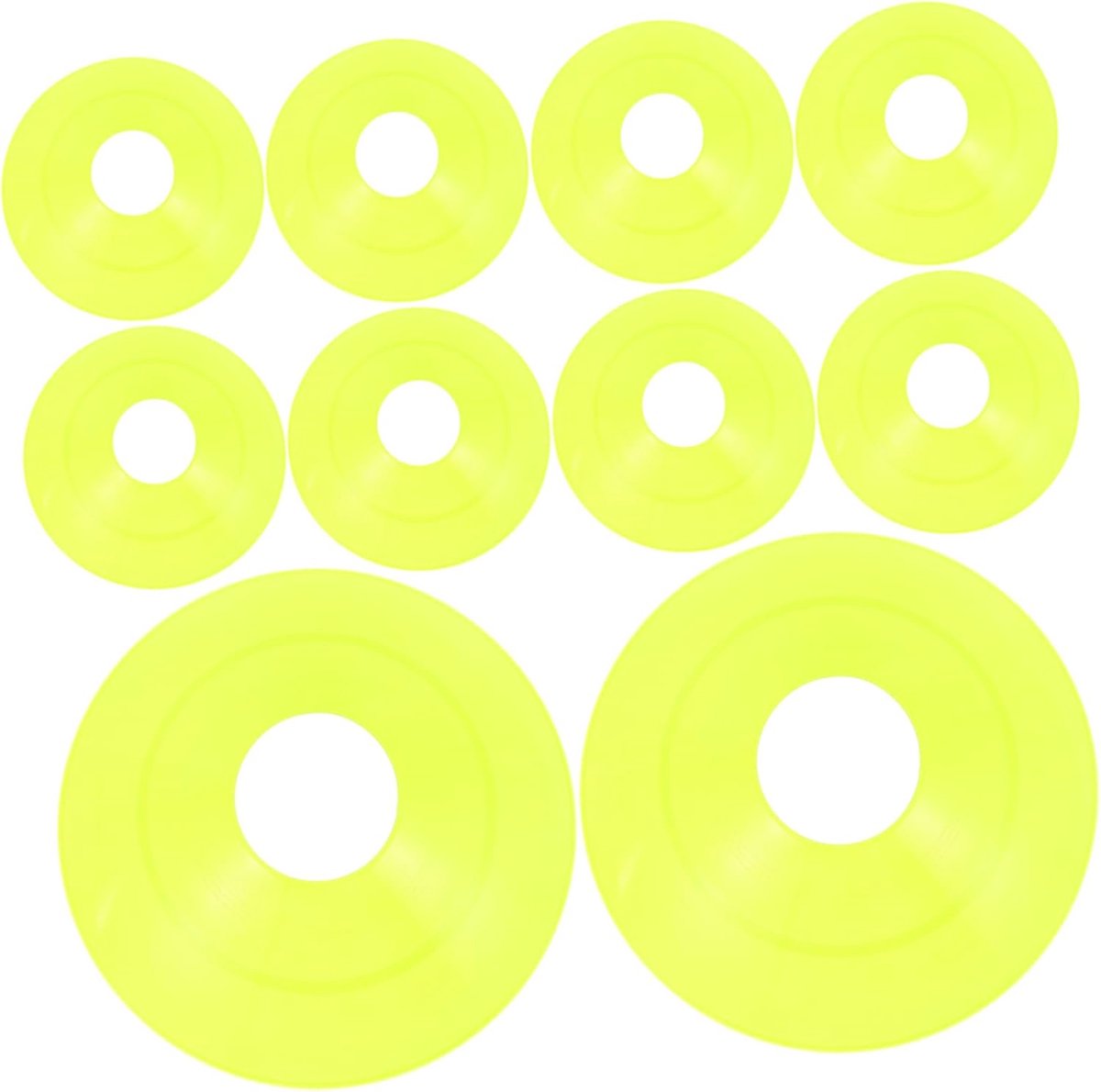 Trainingskegels Set - Sport Schijven - Behendigheidstraining - Veelzijdig Gebruik - 25 Stuks - Groen