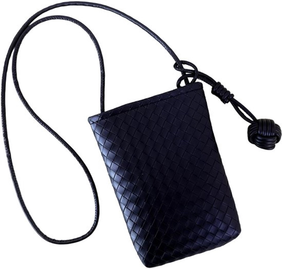 - Mobiele telefoontas om te hangen - Dames schoudertas - PU lederen crossbody strandtas - Zwart - Telefoonhoesje met portemonnee - Ideaal v..