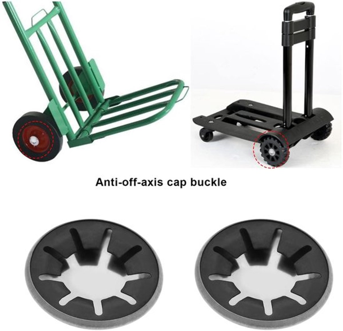 As Cap 10 Stuks - Roestvrij Staal - Star-lock Dome Eindas Caps - Geschikt voor 20 mm Assen - Duurzaam - Zilver - Asnaafkap