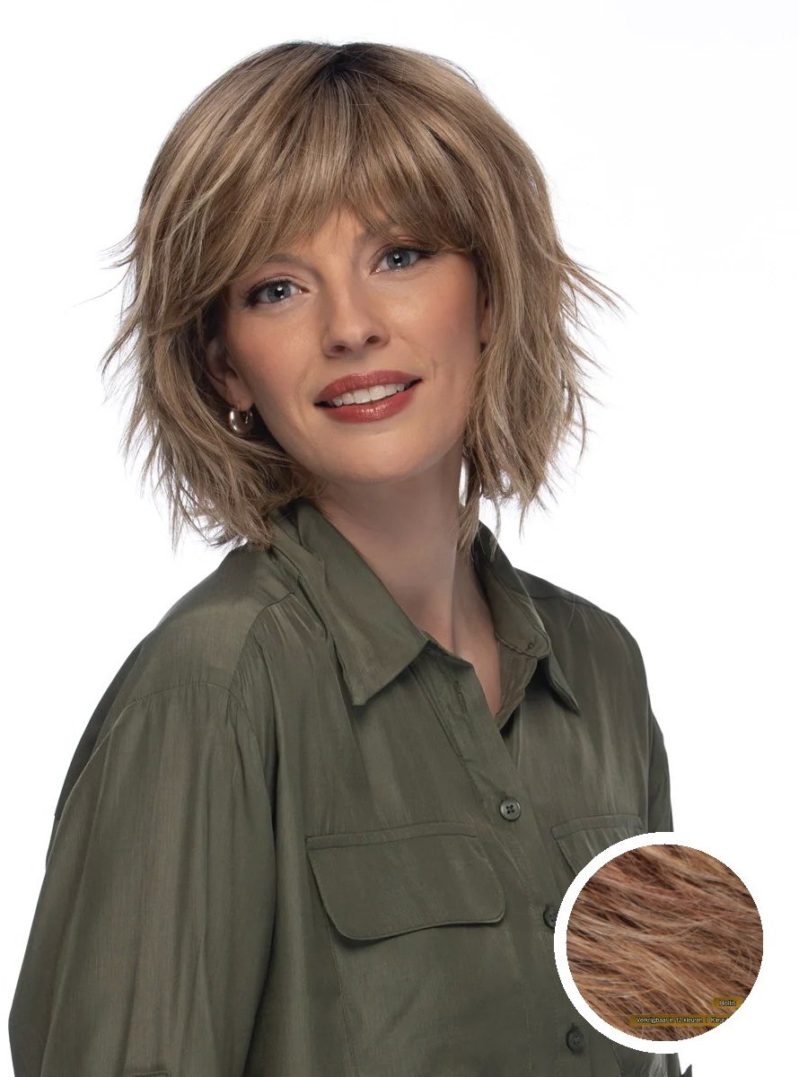 Estetica Designs Hollis Synthetisch Haarwerk - Monofilament Heat Defiant, 30-28-26, Kleur