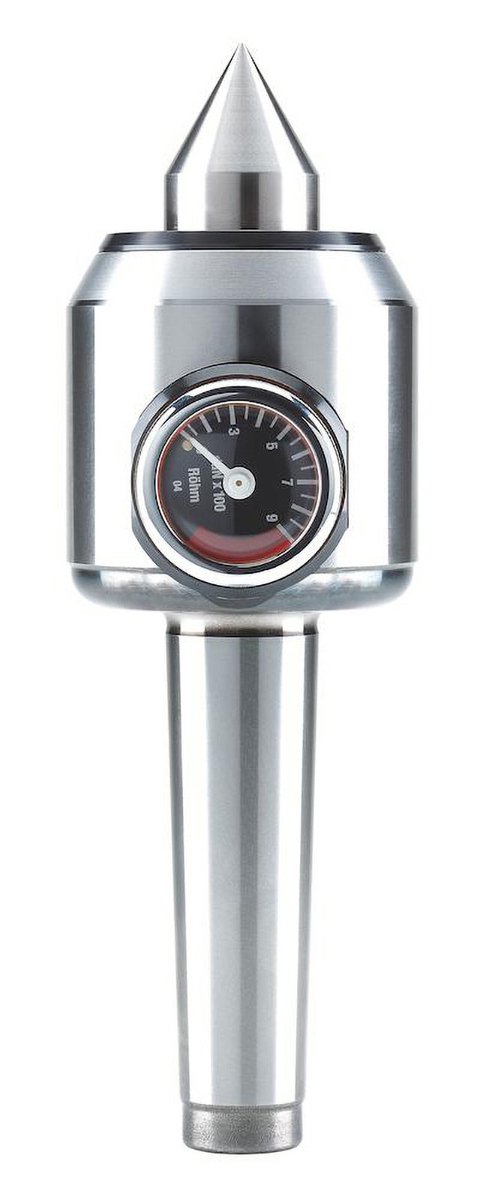 Röhm Meelopende Centreerpunten 60°, MK 3, Maat 503, Drukaanduiding en Lengtecompensatie - 060798