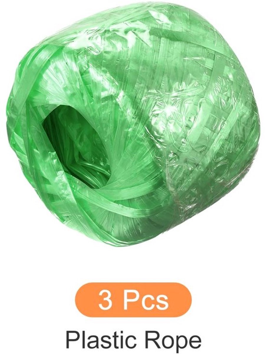 Touw 150m - Polyester/Nylon - DIY - Huishoudelijk - Gebundelde Verpakking - Groen - Koord