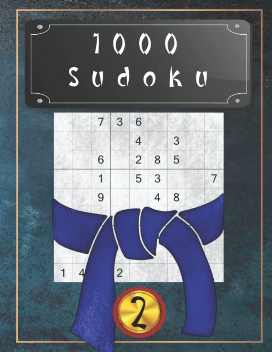 SnelShoppen - 1000 Sudoku Puzzels Vol. 2 - Japanse Hersenkrakers voor Volwassenen - Moeilijk Niveau - Perfecte Hersentraining en Ontspanning
