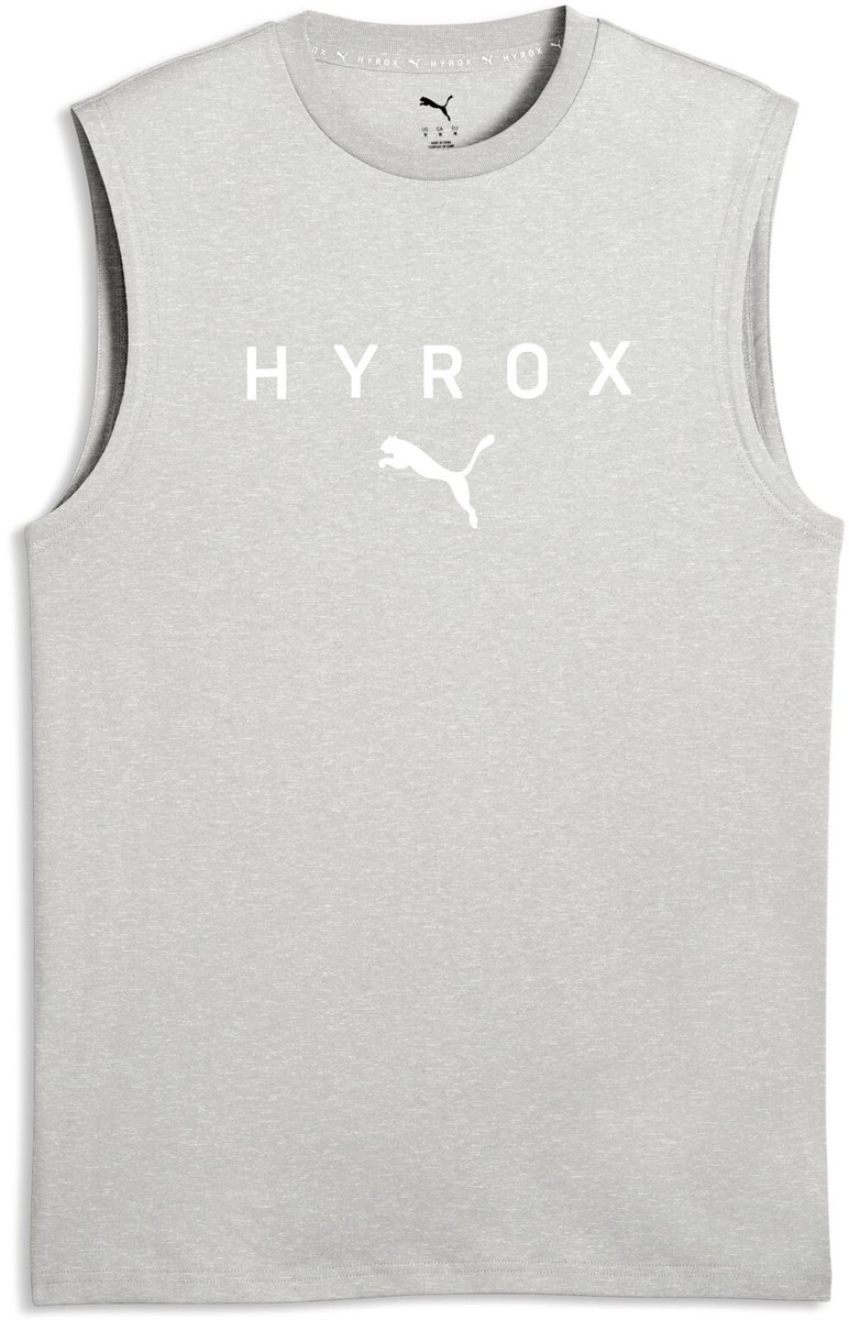 UNISEX PUMA x HYROX CUTOFF TANK Grijs