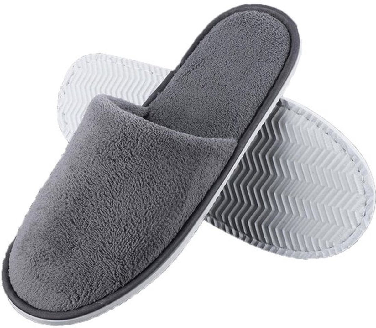 Reispantoffels Draagbaar - Zachte Koraalfluwelen Pantoffels - Antislip - 7 mm EVA-zolen - Herbruikbare Huisslippers - Lichtgewicht en Comfortabel