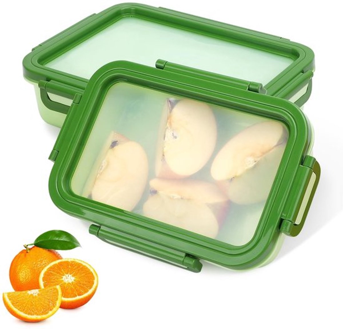 Siliconen Deksel Herbruikbaar - Siliconen Deksels Vershoud - Rekbaar Deksel - Voedsel Organizer - Set van 2 - Voor het Bewaren van Voedsel - Voedselopslag