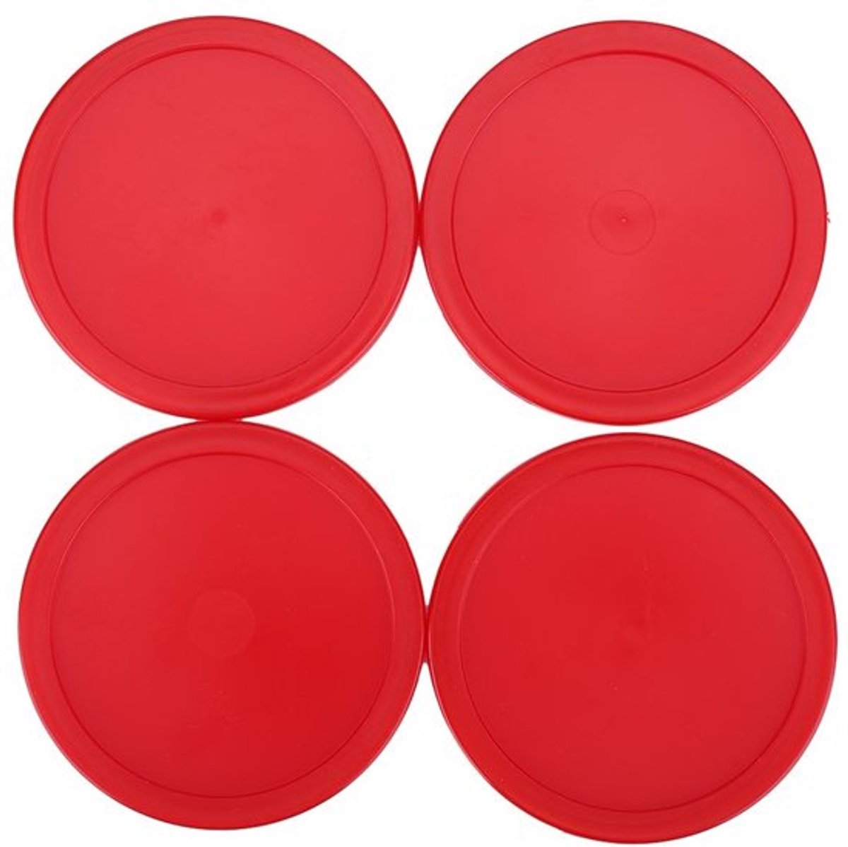 Airhockeytafel - Inclusief 2 Push Paddles - 4 Pucks - Duurzaam Plastic - Geschikt voor Standaard Tafel - Perfect voor Ijshockeyliefhebbers - Ijshockey