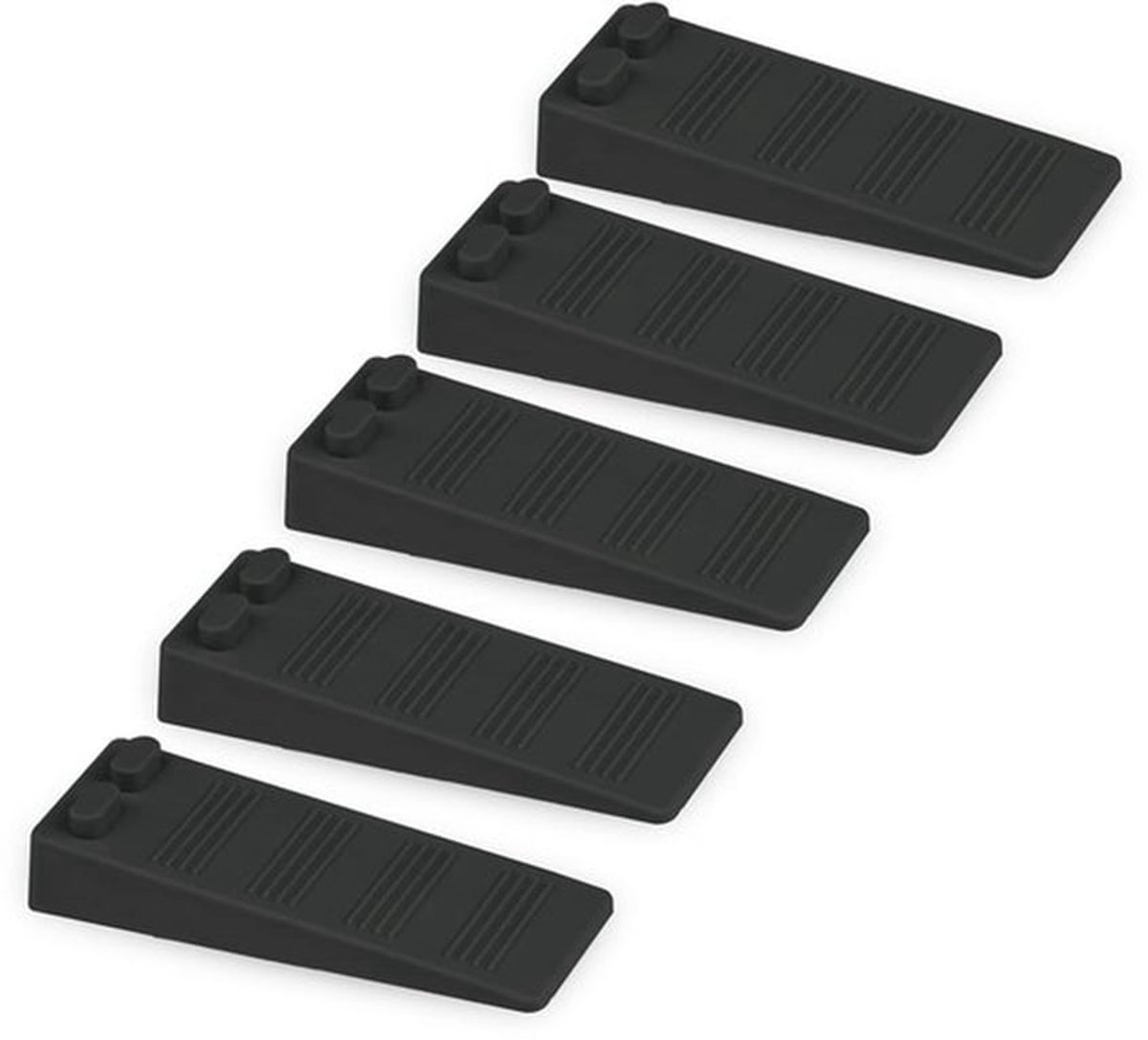 Deurstopper Hoogwaardig Rubber - Antislip - Verstelbaar - Krasbestendig - Vloer/Wandbescherming - Duurzaam en Geurvrij - Deurstoppers