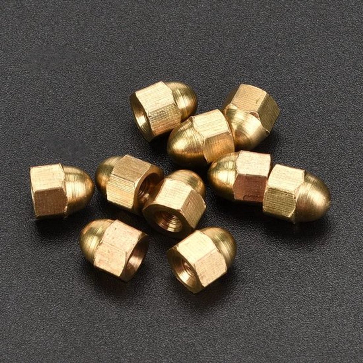 Eikelmoer Set - Messing M3 20 Stuks - Bevestigingsmiddelen - Zeskantmoeren - Duurzaam - Voor Voertuigen - Bevestigingsmoeren