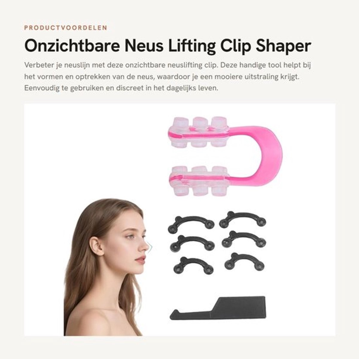 Neuslifting Onzichtbare Clip - Schoonheid Kit - Vormen Tool - Rechttrekken - Lifting Tool - Nieuwe Mode - Neuscorrectie