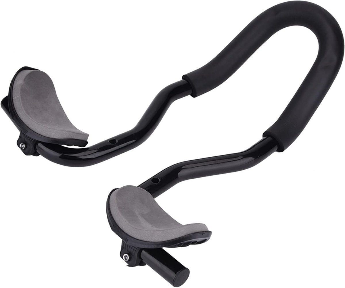 Aero Bars voor Racefiets, Stabiele Aluminium Fietssteun met Sponskussen voor MTB en Racefietsgebruik