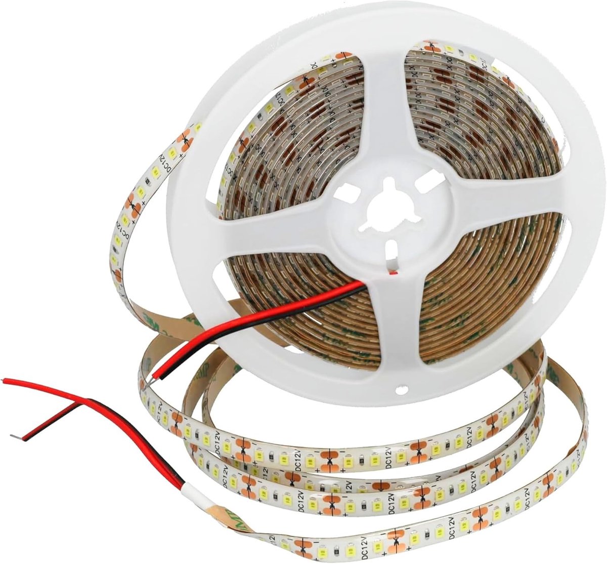 SnelShoppen - LED Strips 12V 5 Meter Buiten IP65 Waterdicht Warm Licht 3000K 120 LEDs/m SMD2835 voor Balkon Tuin Terras Decoratie