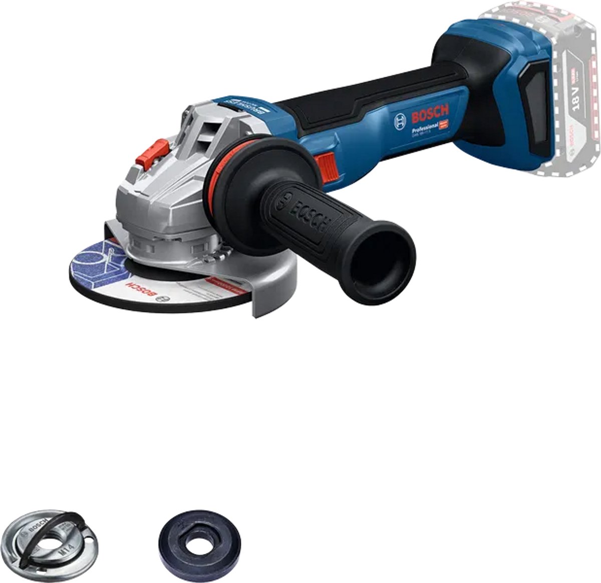 Bosch Professional 3-Toolkit 18V - Gereedschap combiset - GSB 18V-65 - GBH 18V-22 - GWS 18V-11 - 3x GBA 5.0 Ah - GAL 12V/18V-80 lader