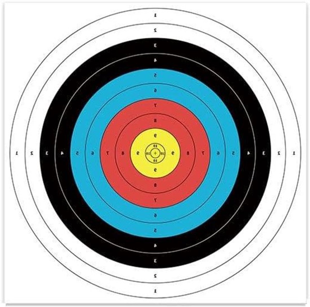 - Dartbord papier - Darttraining accessoires - Geschikt voor alle merken - Wit - 10 stuks - Reserveaccessoires - 40 x 40 cm