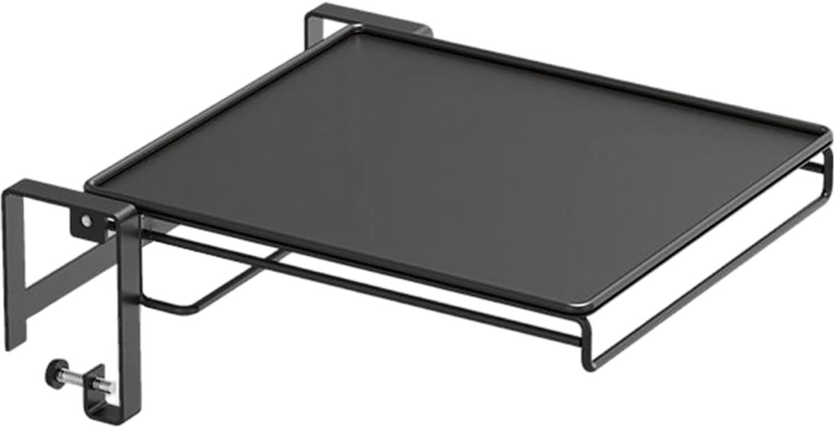 LISM-Opklapbare wandtafel | Hangende opklapbare werkbank, zwevende tafel Geschikt voor kleine ruimtes | Geschikt voor wasruimtes, balkons, slaapkamers en campingappartementen (zwart)