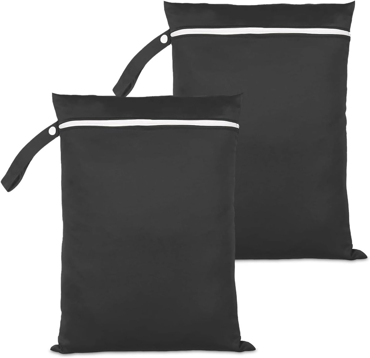 Thijox - 2x Waterdichte Natte Tas 40x30cm - Wetbag voor Zwemkleding, Luiers, Strand, Reizen - Robuuste, Ondoorzichtige Tas met Rits - Ideaal voor Spor