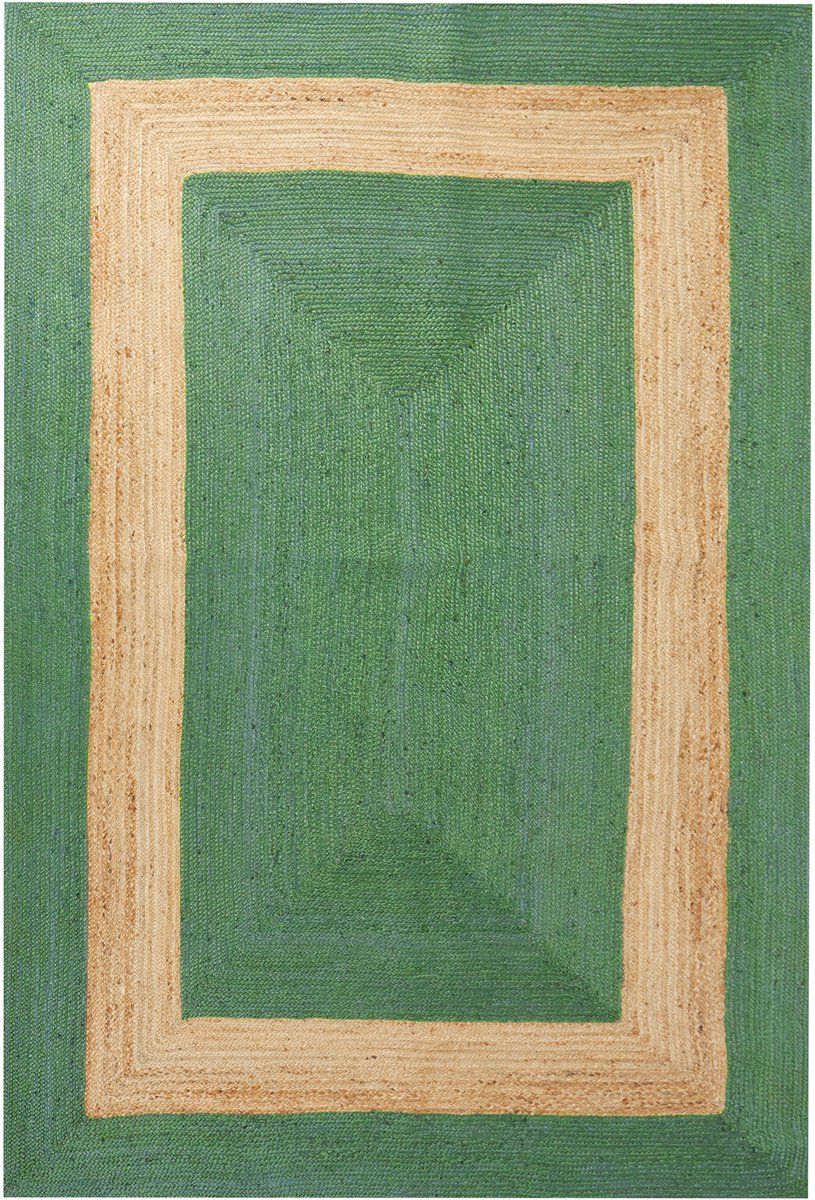 Beliani KARAKUYU - Vloerkleed - Groen - 200 x 300 cm - Jute