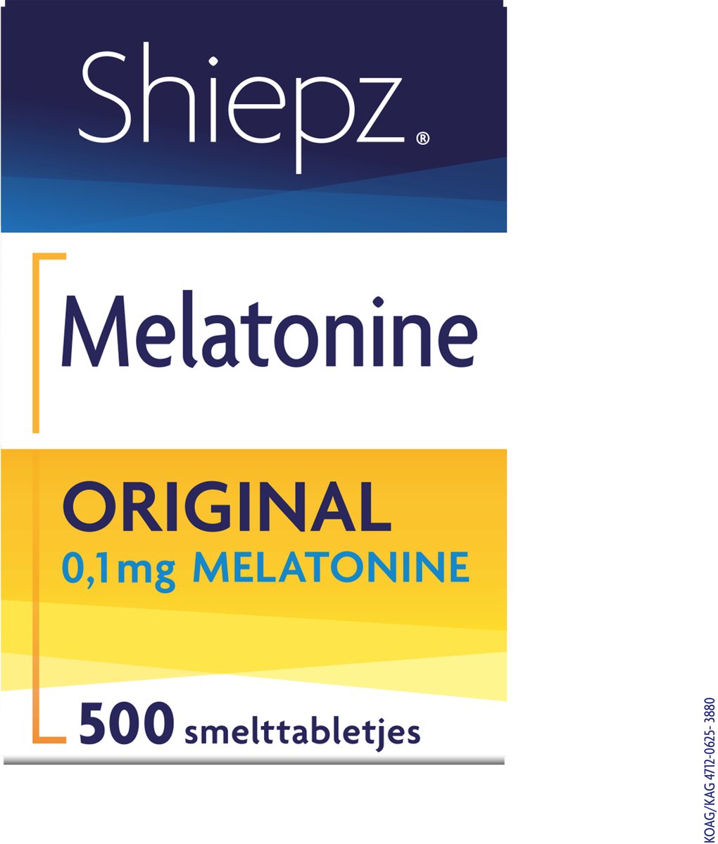Bol.com Shiepz Melatonine Original 0,1 mg - 500 tabletten aanbieding