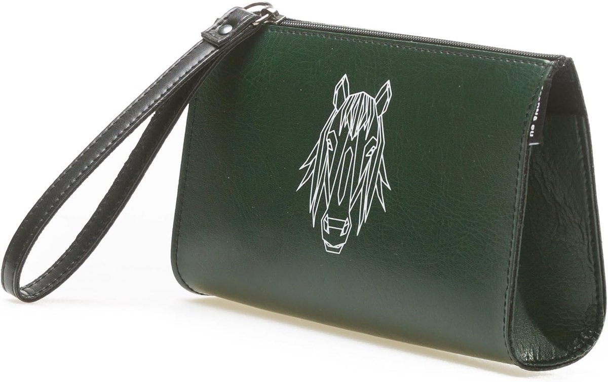 EcoDNA bag made of vegan leather. Small handbag with handle. Clutch Made in Italy. PeTA approved. - ShopVlot