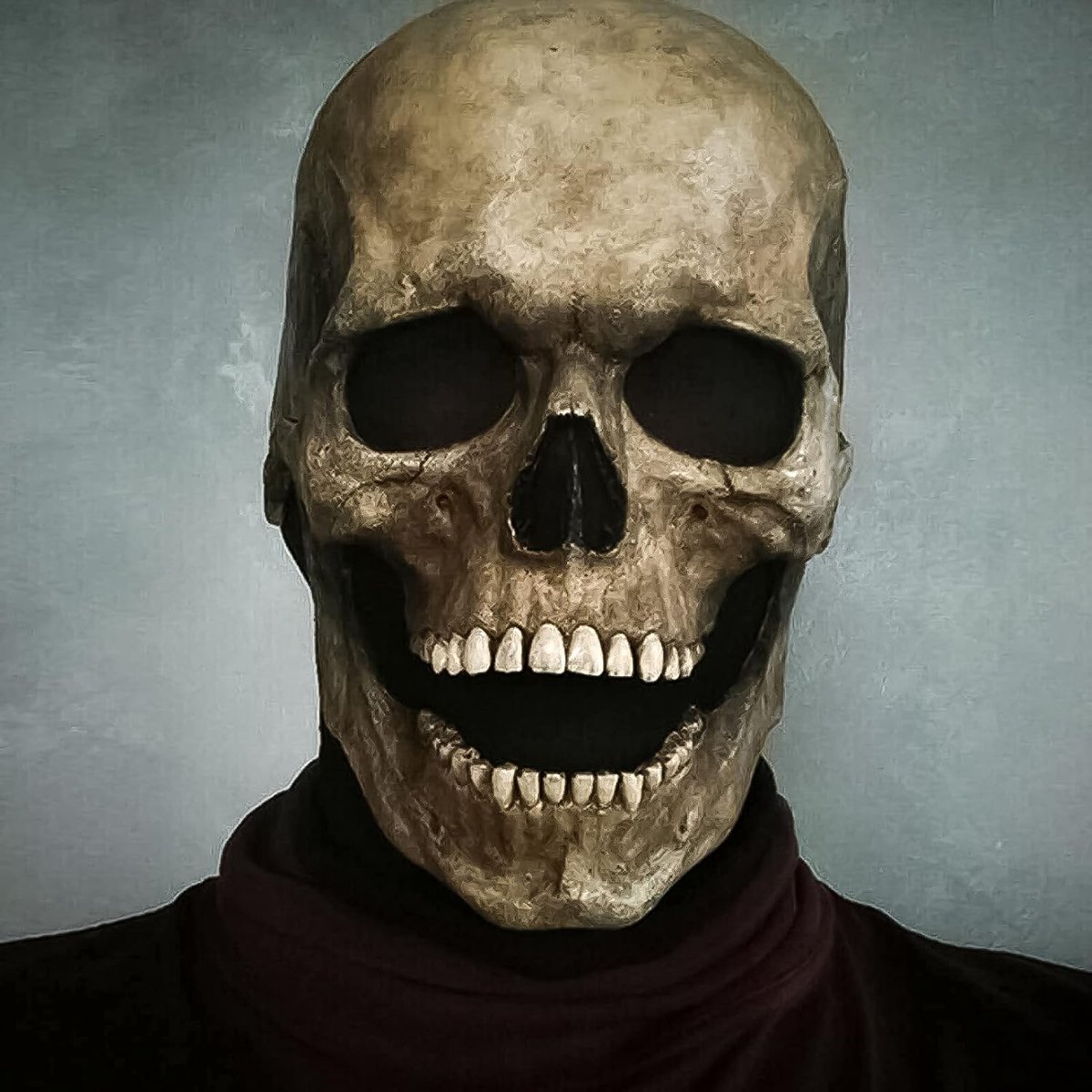 Generic Halloween Skull Mask 2025 New Skull Mask with Movable Jaw Halloween Mask Halloween Costume Horror Costume - ShopVlot