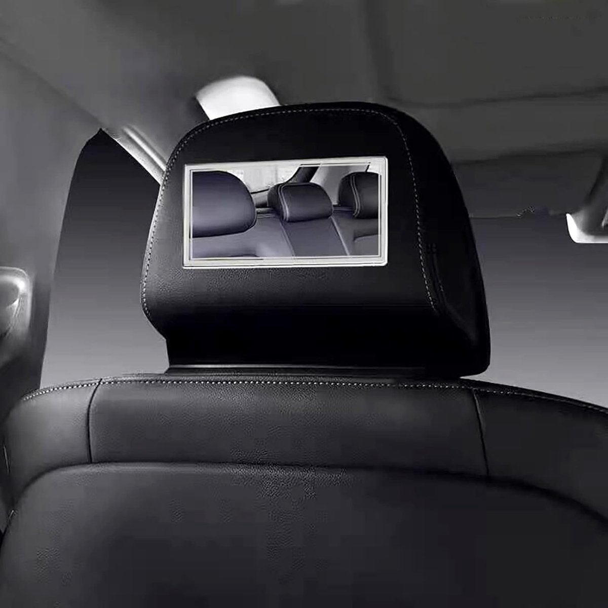 Espejo cosmético universal para interior de coche, espejo de tocador portátil para visera solar y asiento trasero - ShopVlot