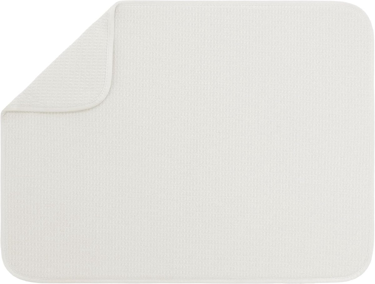 S&T INC. Washing-Up Mat XL, Highly Absorbent Microfiber Kitchen Sink Mat, Drying Pad for Tableware, Utensils, Pots and - ShopVlot