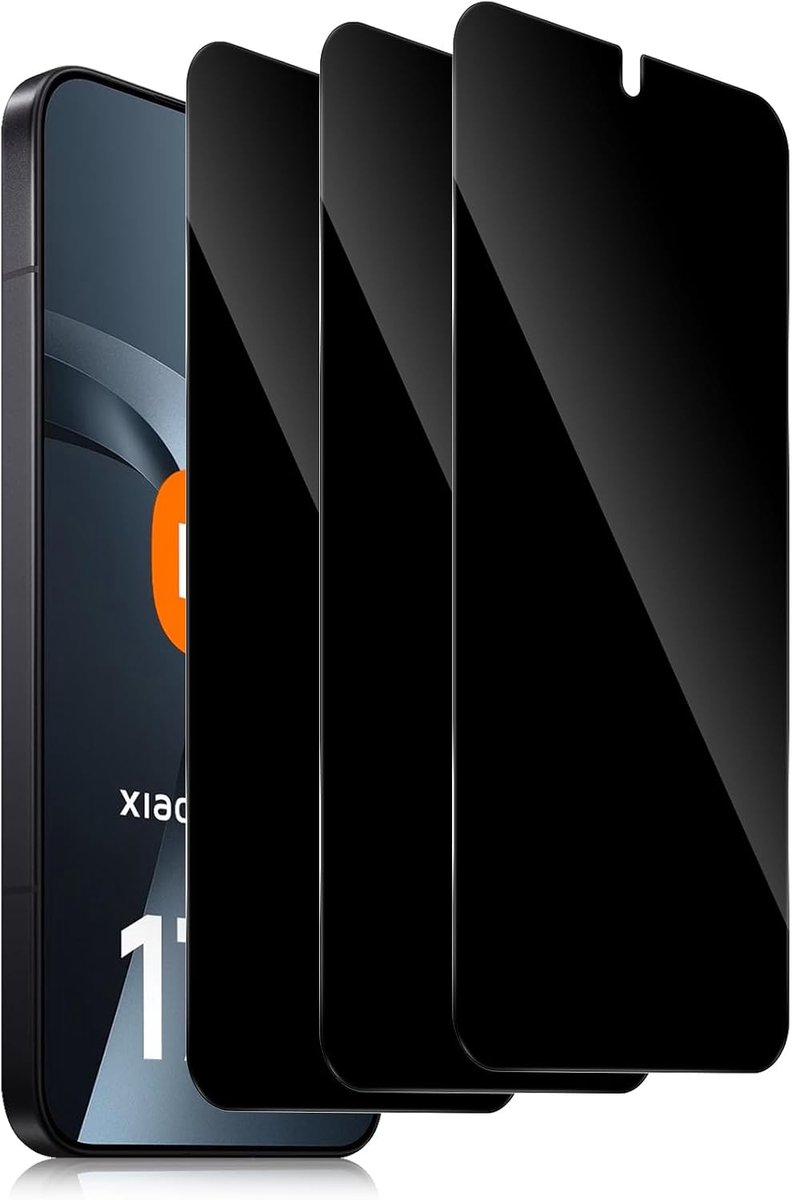 Beschermfolie voor Xiaomi 17T Pro/15T Pro, inkijkbescherming, 9H hardheid, anti-kras privacyfolie, anti-peep - ShopVlot