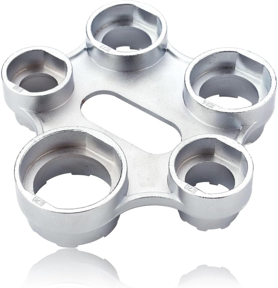 Aerator Mounting Wrench, 10 Sizes, Water Tap, Screen Wrench, Chrome-Plated, Tap Aerator, Removal Tool Water Tap - ShopVlot