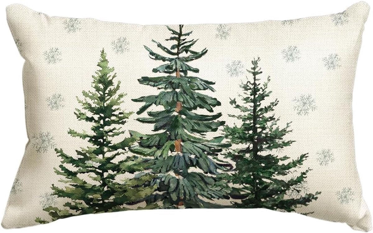 Christmas Cushion Cover, Christmas Cushion Cover, 30 x 50 cm, Decorative Cushion for Home, Sofa, Bedroom - ShopVlot