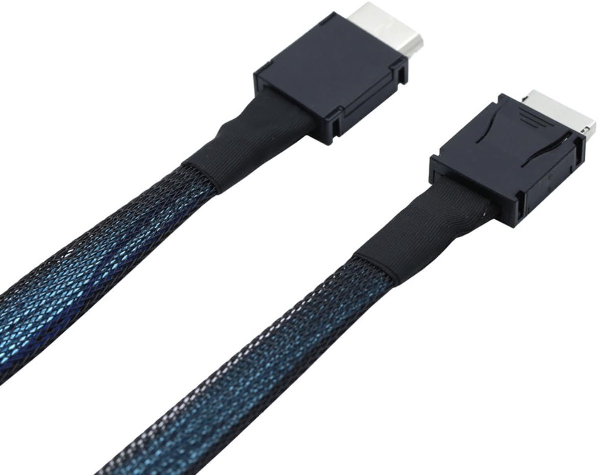 Oculink kabel PCI-e 4.0 SFF-8611 4i - 100cm - Verlengkabel - Krachtige graphics voor mini pc's - ShopVlot
