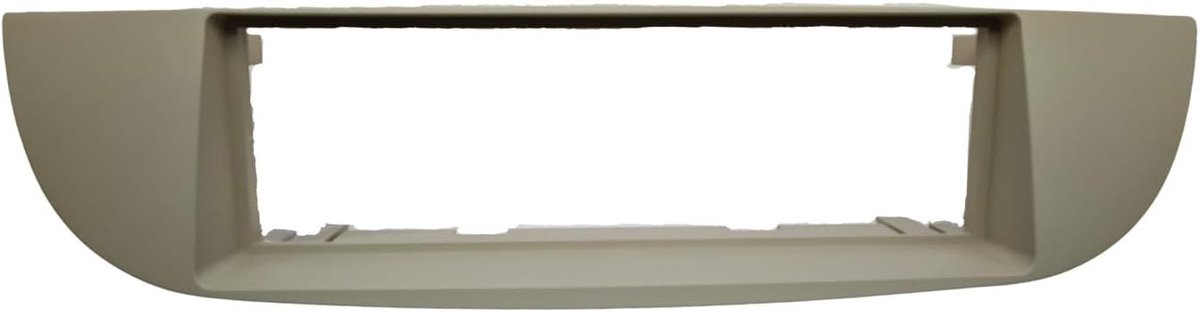 Autoraudio 1 DIN - inbouwframe beige - voor FIAT 500 C 2007-2015 - eenvoudig radio vervangen - ShopVlot