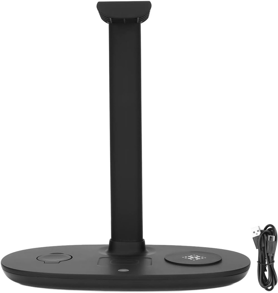 Draadloze oplader 4-in-1 - zwart - magnetisch snellaadstation - laad meerdere apparaten tegelijk - ShopVlot