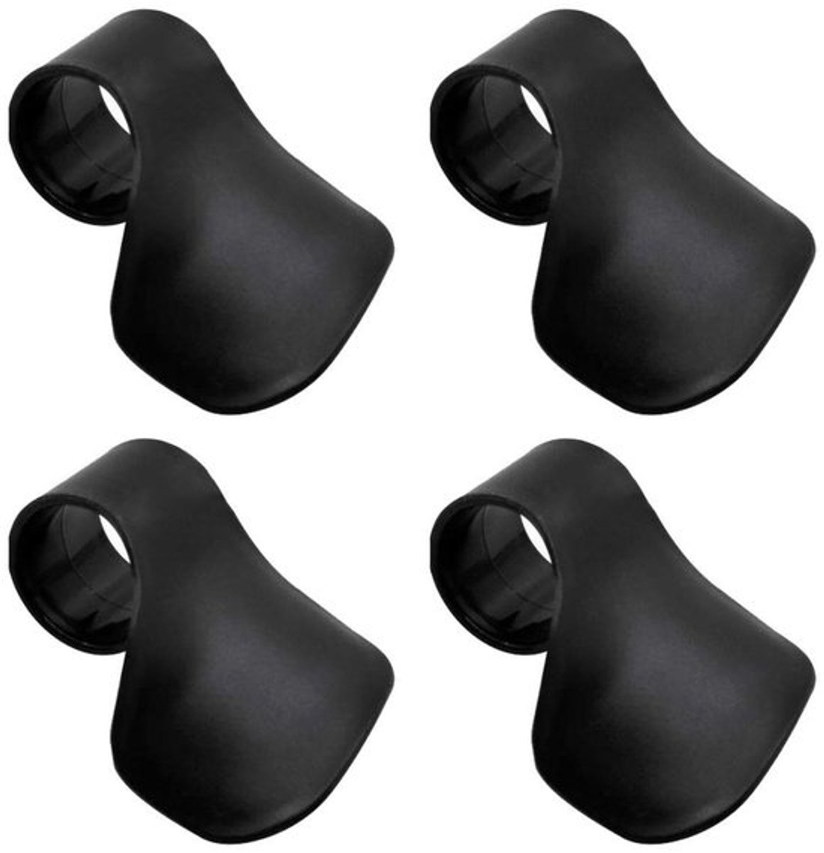 4 stuks Motorfiets Cruise Control voor Handvat Elektrische Motorfiets Cruise Assist Gashendel Slot Motorfiets Rust Assistent Motor Accelerator Pedal Verlengstuk Zwart Plastic