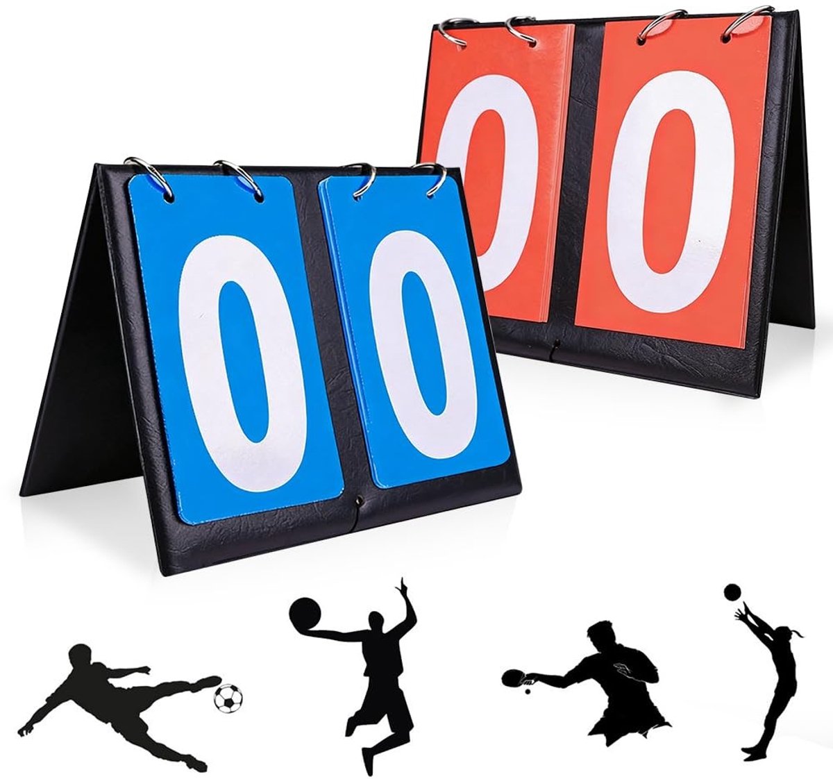 Digitale Flip Sport Scoreboard - Handmatig, Draagbaar Puntenteller voor Basketbal, Tafeltennis en Voetbal, Competitie Display en Scorebord
