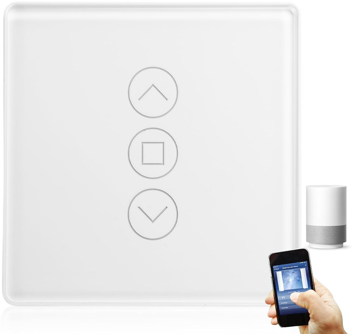 Roller Shutter Switch - Smart WiFi - Compatibel met Alexa en Google Home - Bedien je gordijnen met stem - ShopVlot