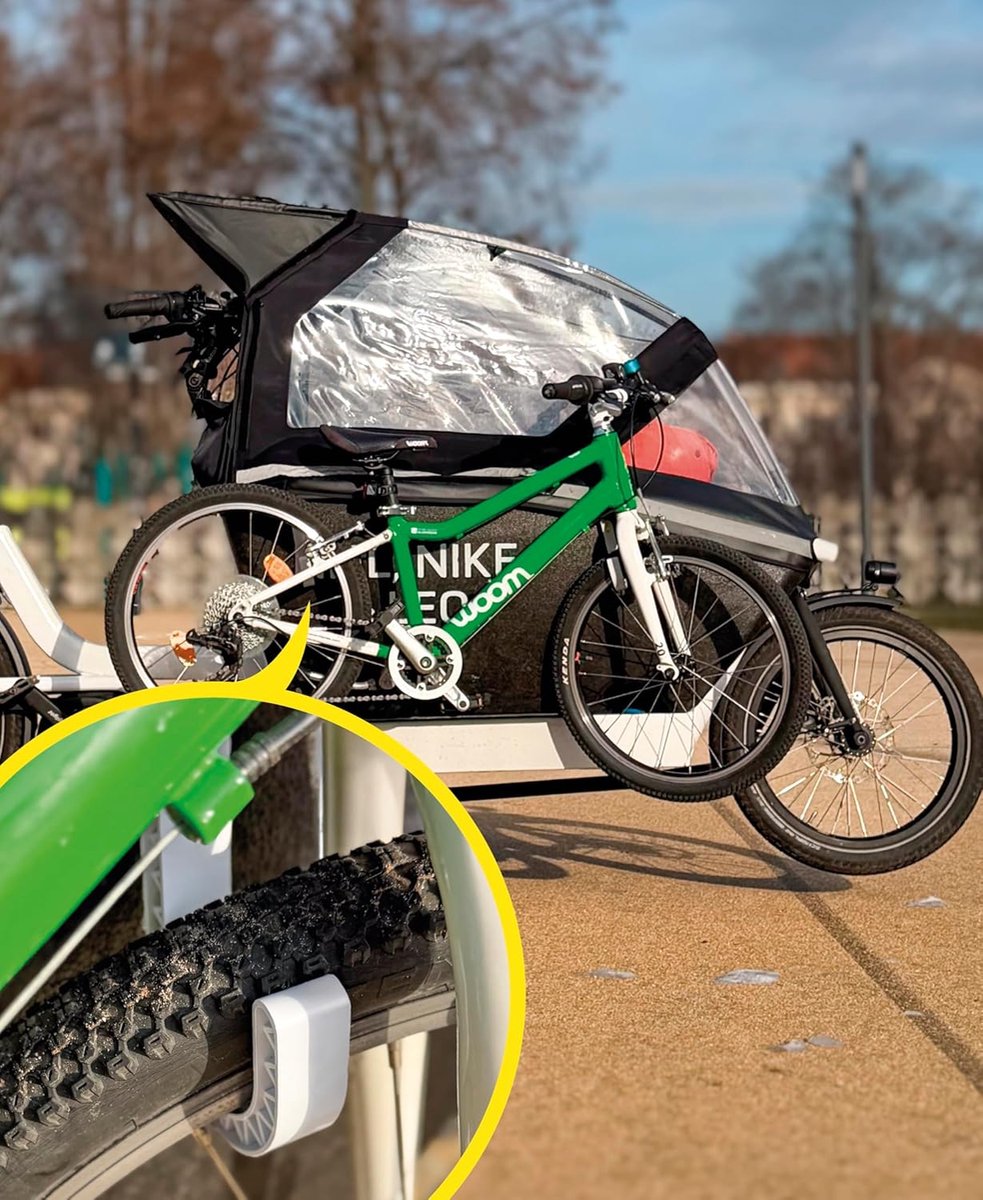 Fietsdrager M 2.0 - 4 x Transporthaken - Geschikt voor Cargobike en evenwichtsfiets - ShopVlot