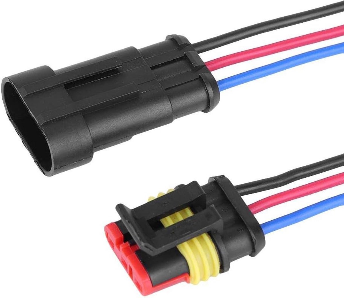 Waterdichte 3/4/5/6 Pin Elektrische Connector Plug - Inclusief Draad - Ideaal voor Auto en Marine - ShopVlot