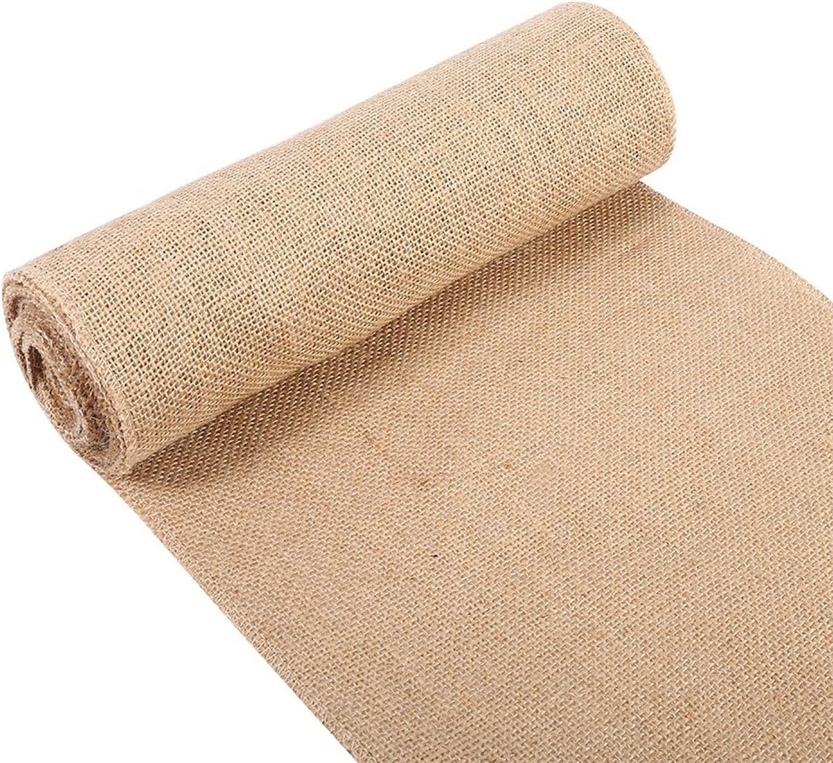 Jute tafelrunner 30 x 500cm - natuurlijk jute - vintage handwerk - ideaal voor decoratie - ShopVlot