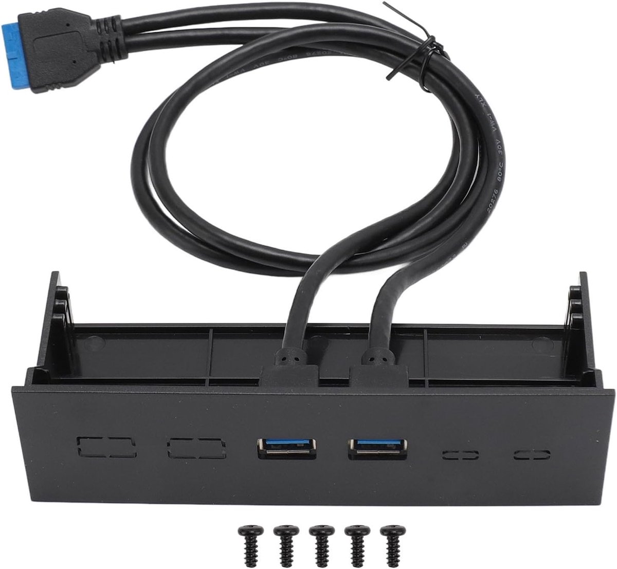 USB Hub 5.25 Gbps Frontpaneel - Dual Port USB3.0 - Computeruitbreiding - Gemakkelijk verbinden van apparaten - ShopVlot