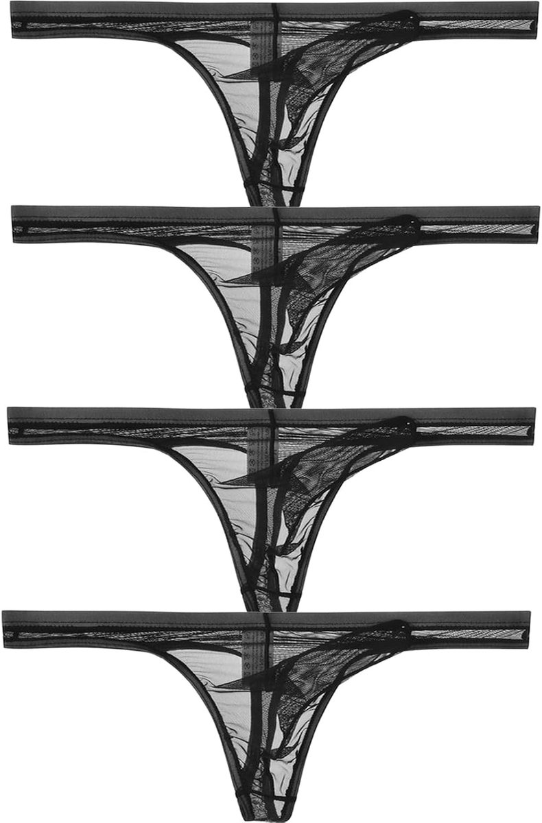 Ondergoed heren T-back string - ademend mesh - sexy design - perfect voor elke gelegenheid - ShopVlot