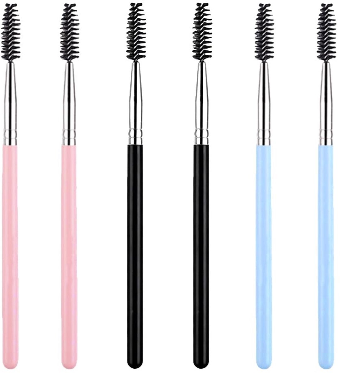 Solidchoice - Set van 6 Oogschaduw- en Wimperborstels