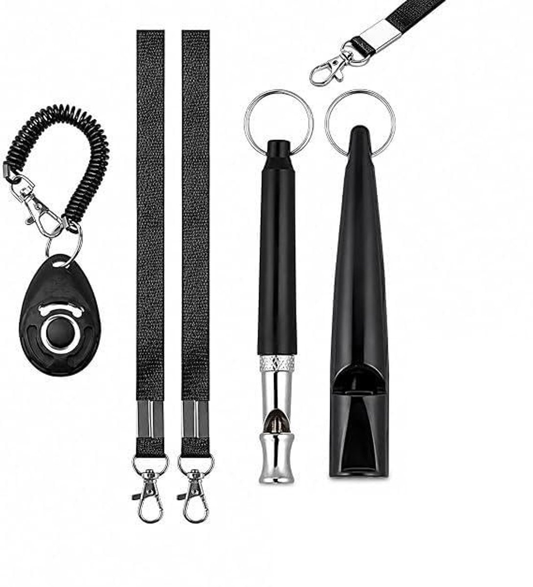 Solidchoice - Hondenfluit Set van 3 met Clicker en Lanyard