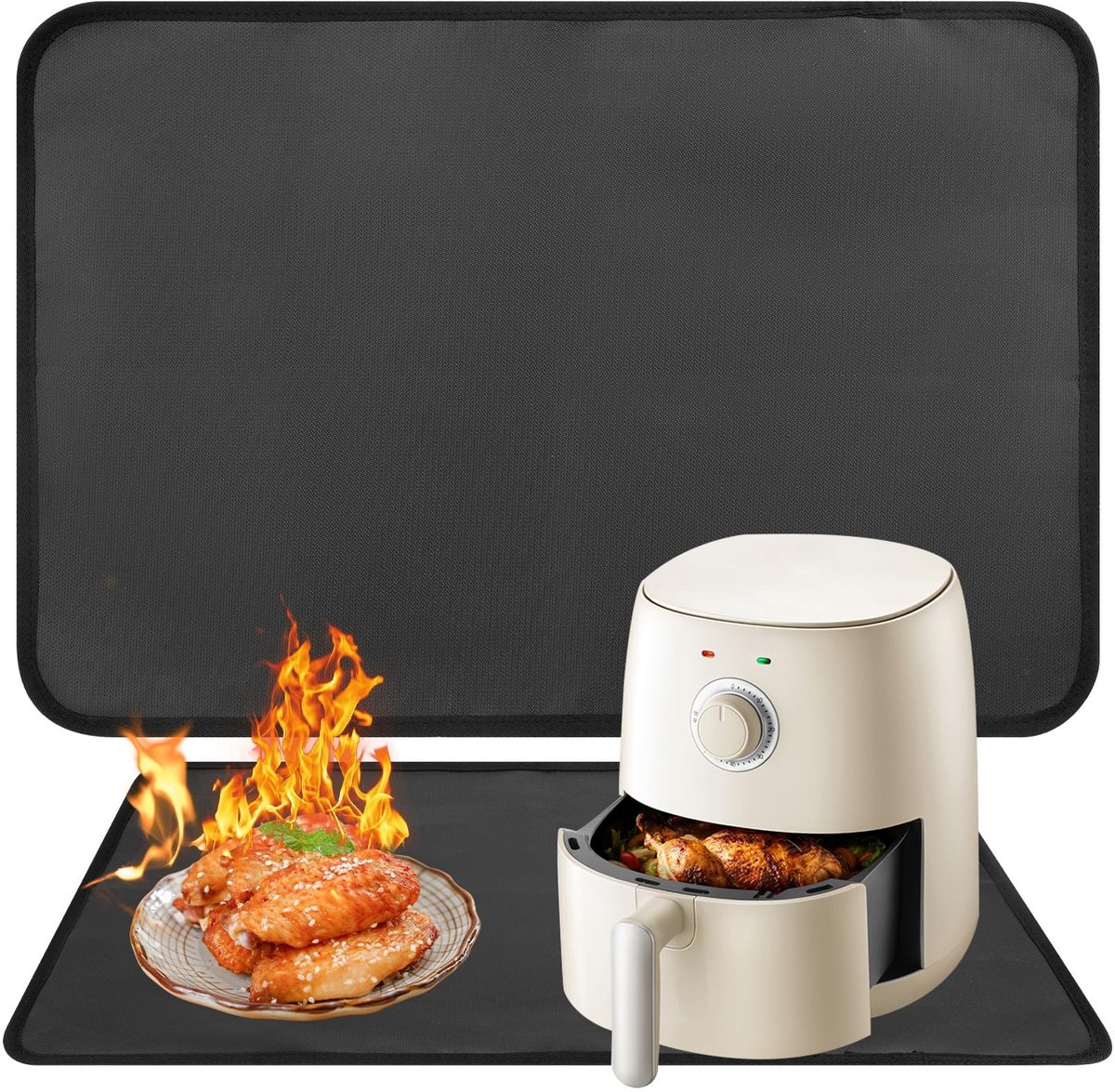 Solidchoice - Hittebestendige Onderlegger voor Airfryer en Keuken