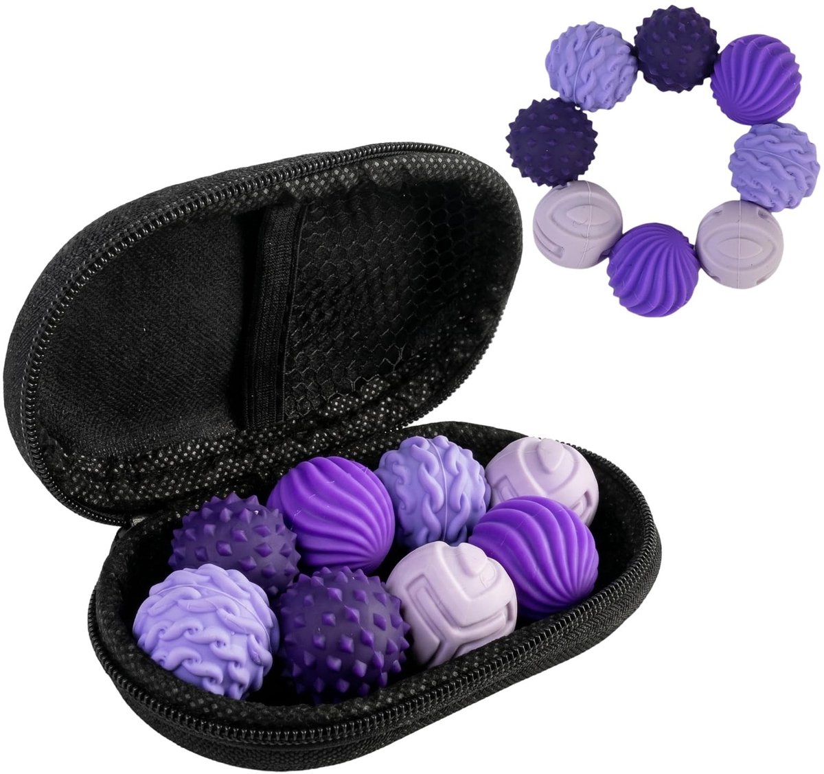 Solidchoice - Set van 8 Antistressballen voor Volwassenen