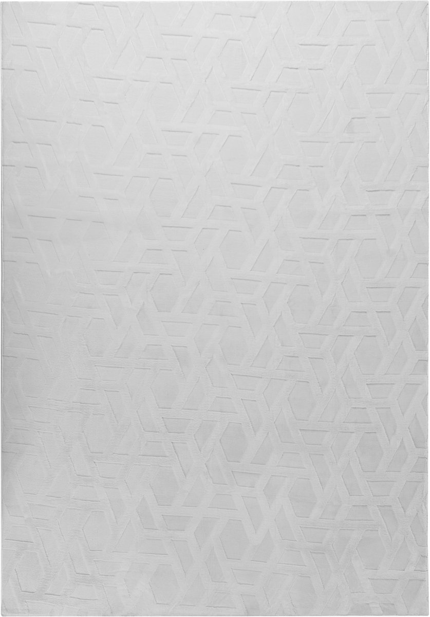 ANTERO - Vloerkleed - Lichtgrijs - 160 x 230 cm - Polyester